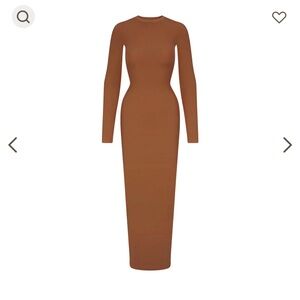 skims fits everybody long sleeve dress
